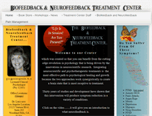 Tablet Screenshot of biofeedbacktreatmentcenter.com